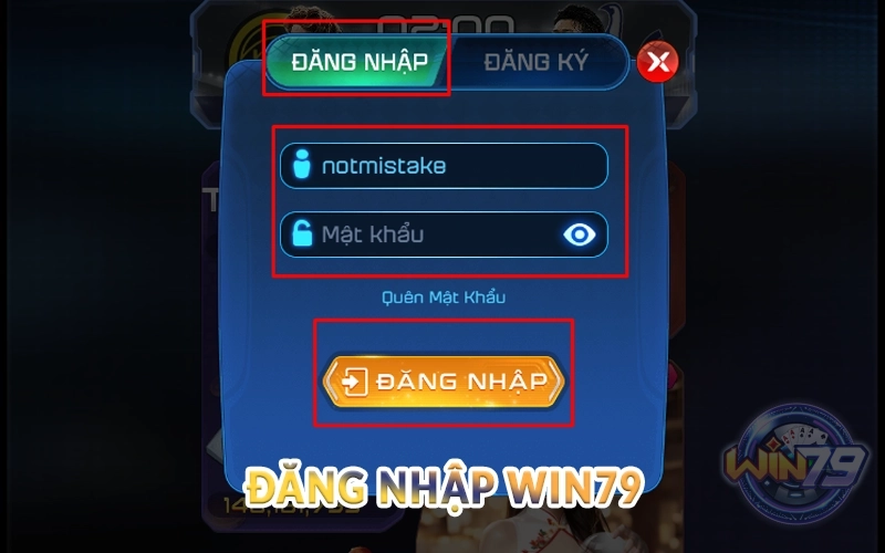 Đăng nhập Win79